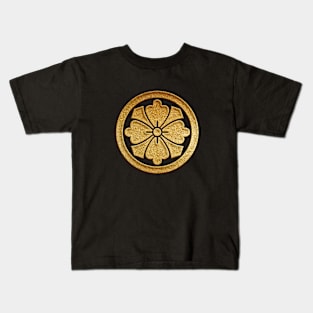 Gold Maruni Kenhana Kaku Kamon Kids T-Shirt